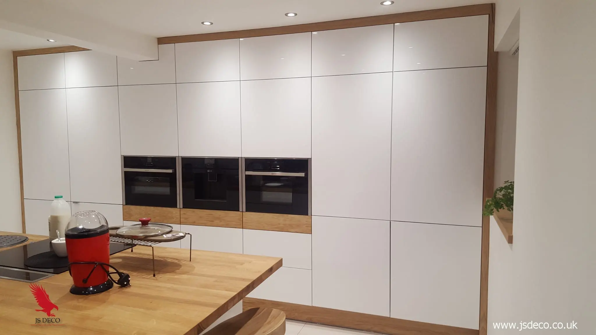 White high gloss modern style kitchen Halifax