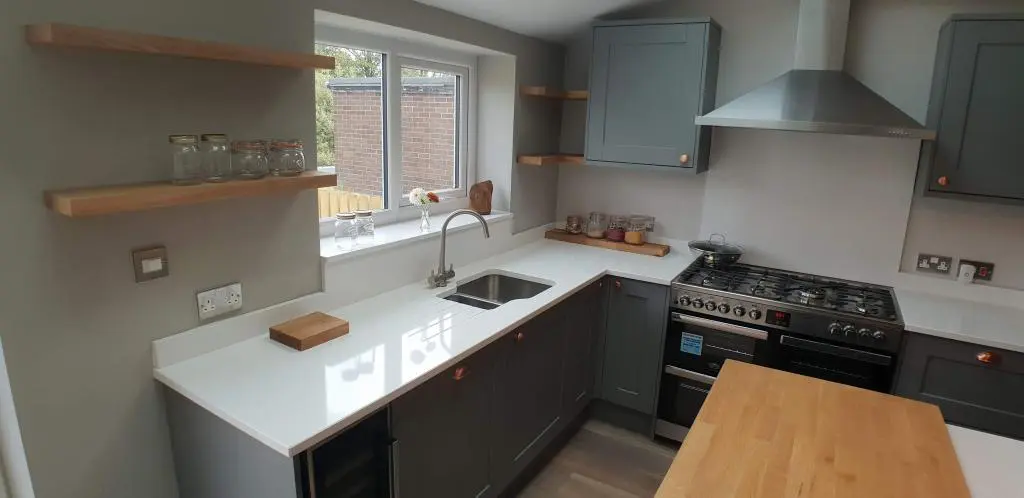House extension bespoke kitchen Leeds, Pudsey
