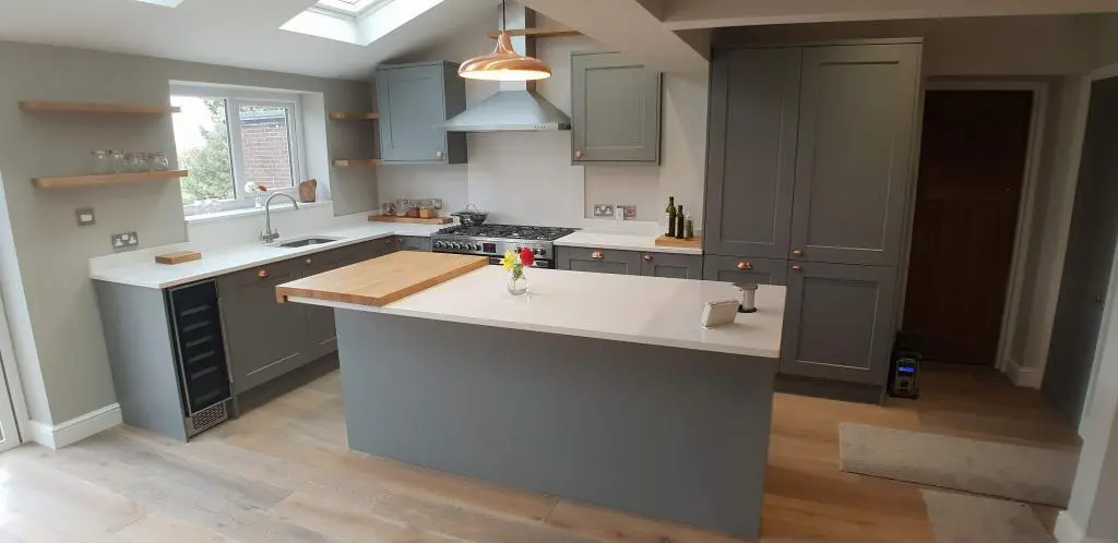 Dust grey traditional kitchen, Pudsey, Leeds