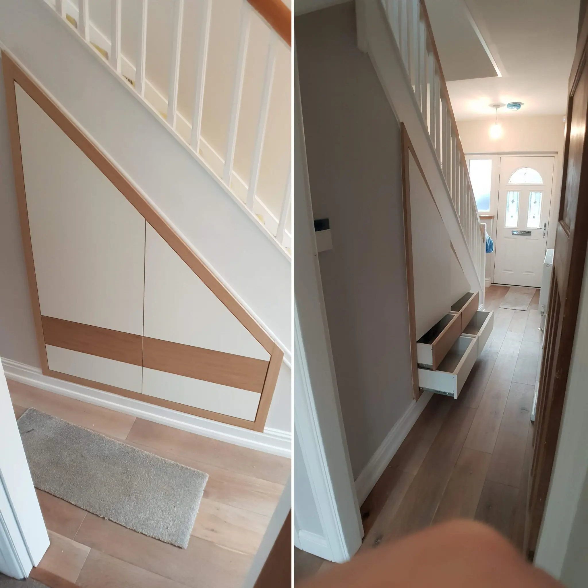 Under stairs storage