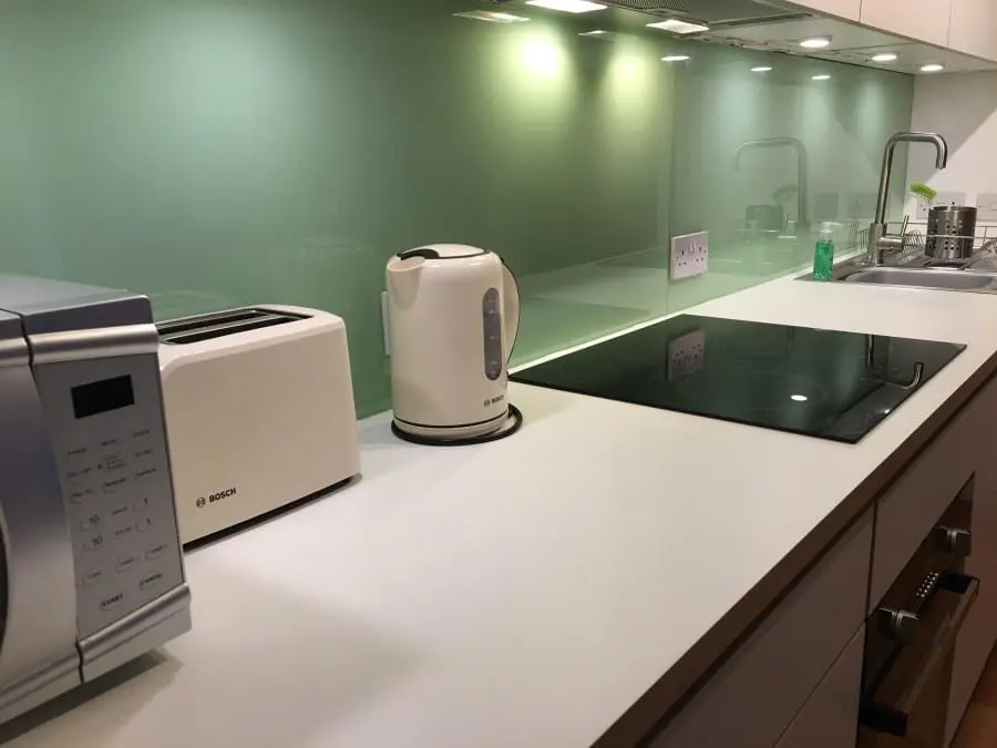 Fitted white plywood kitchen, Sheffield Fitted white plywood kitchen, Sheffield