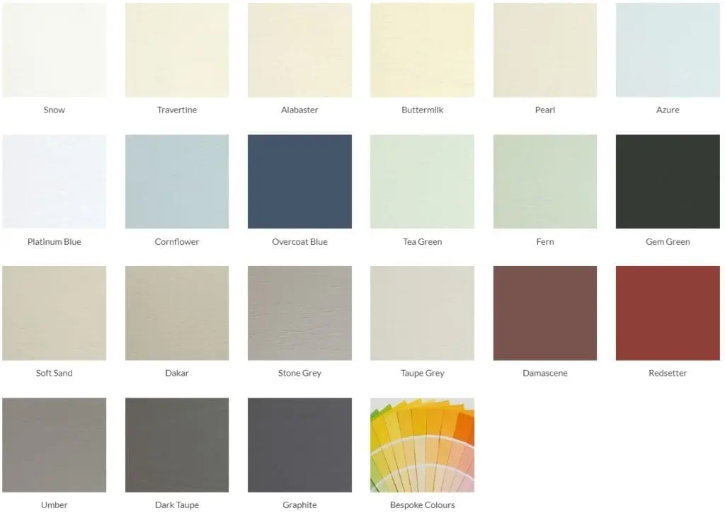 Inframe luxury kitchens color choice