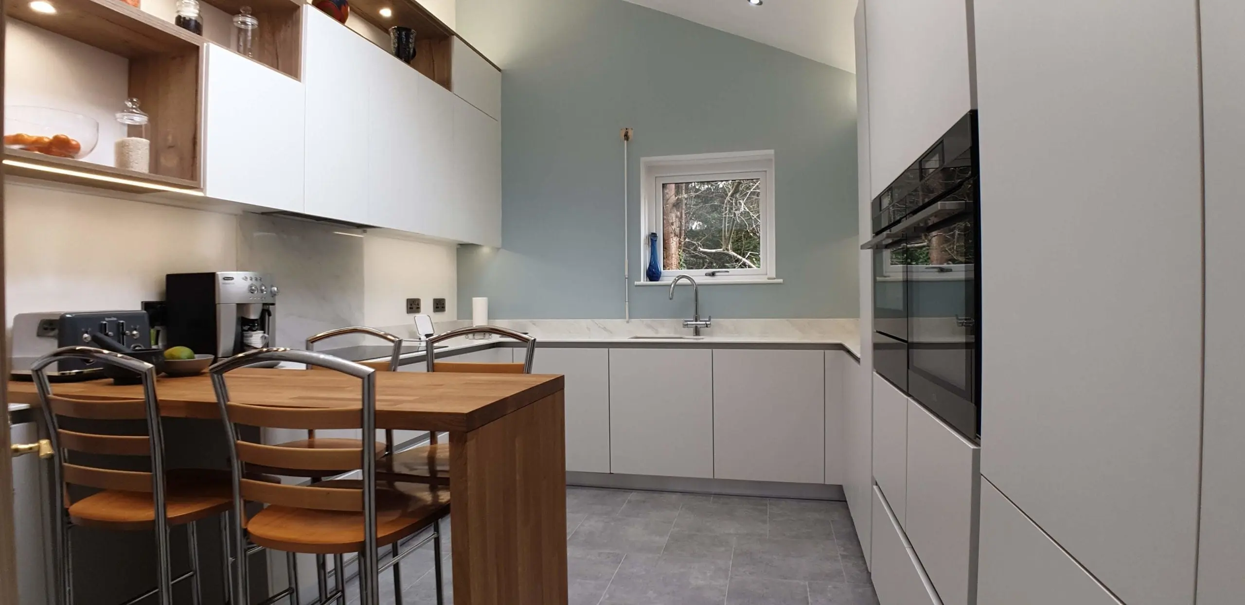 Truly handleless kitchen furniture ilkley
