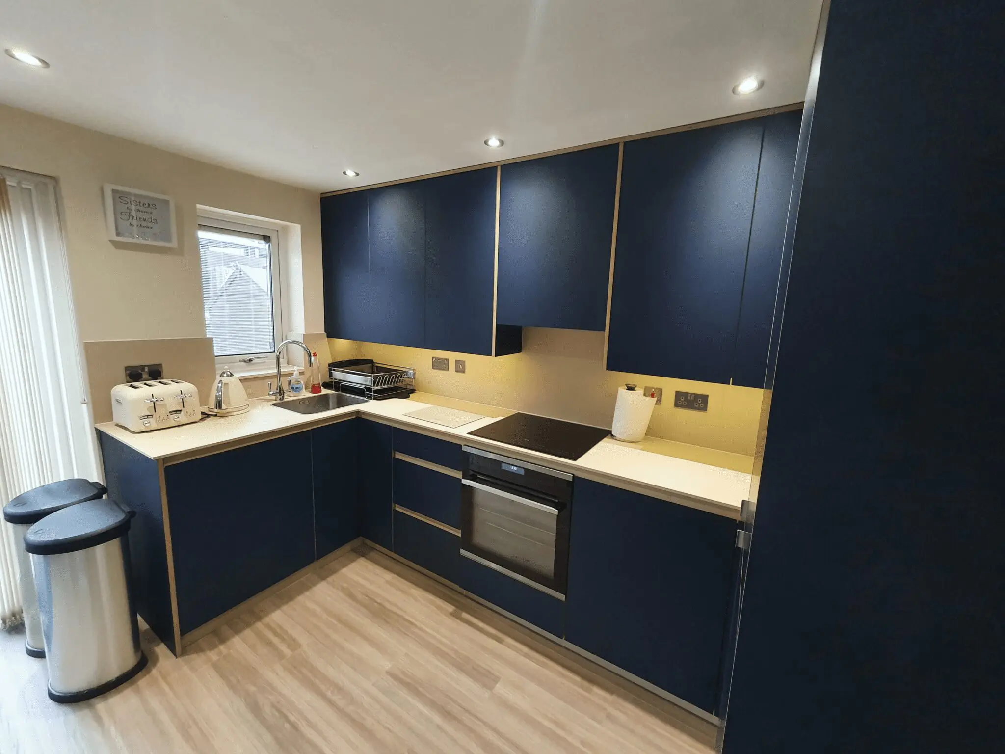 2 fenix ntm blue fes modern style plywood core kitchen