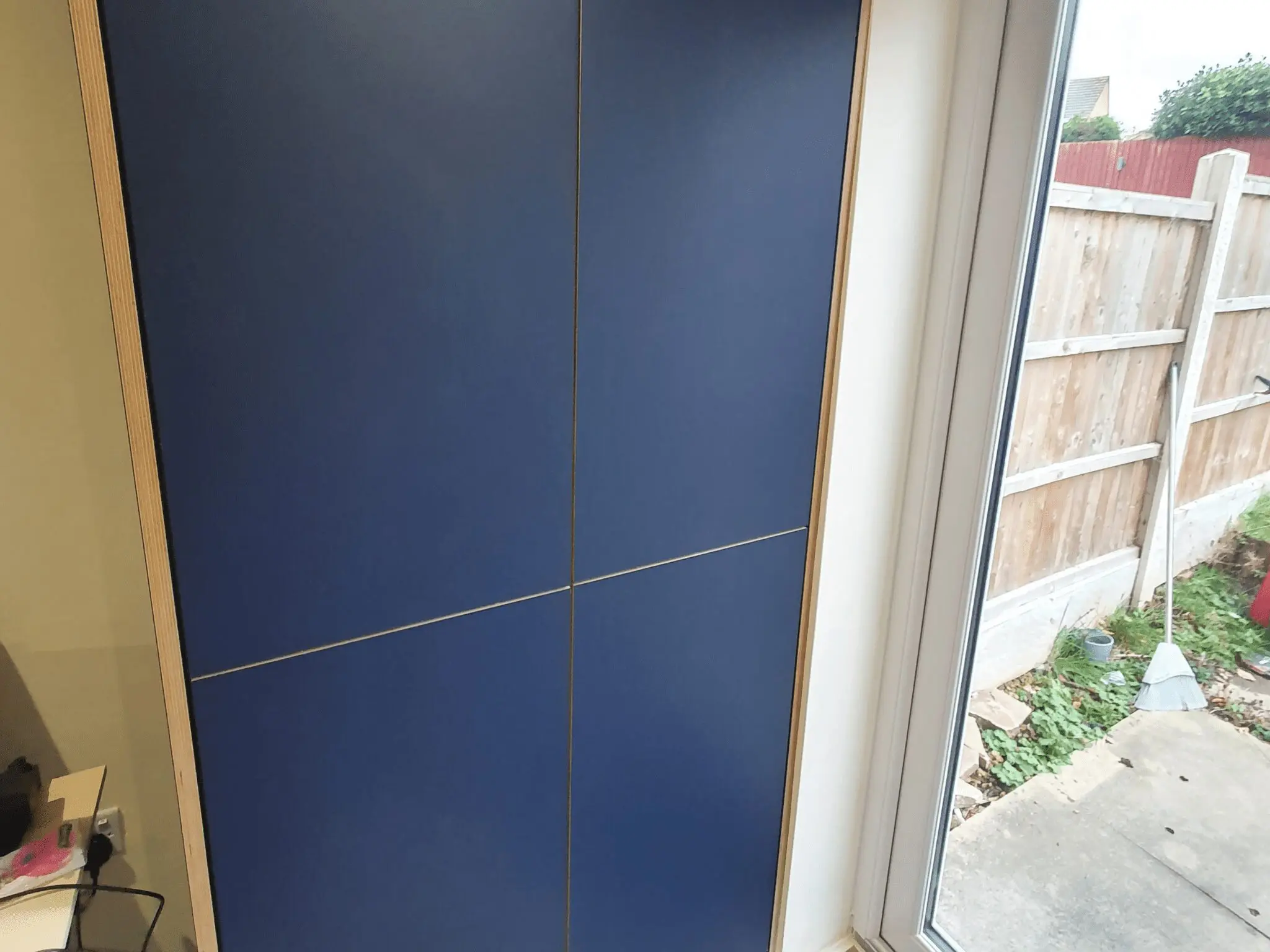 3 fenix ntm blue fes modern style plywood core kitchen