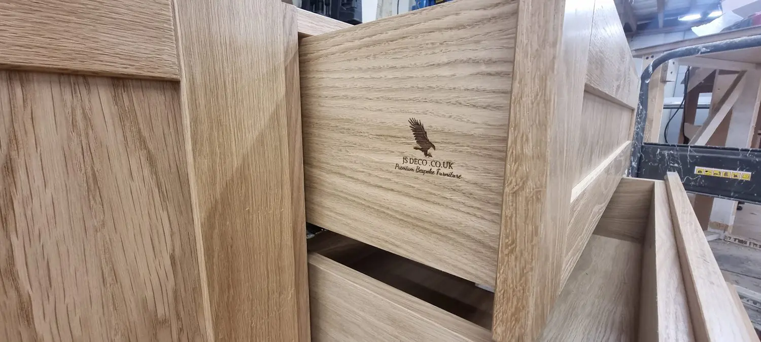 Solid oak wardrobes