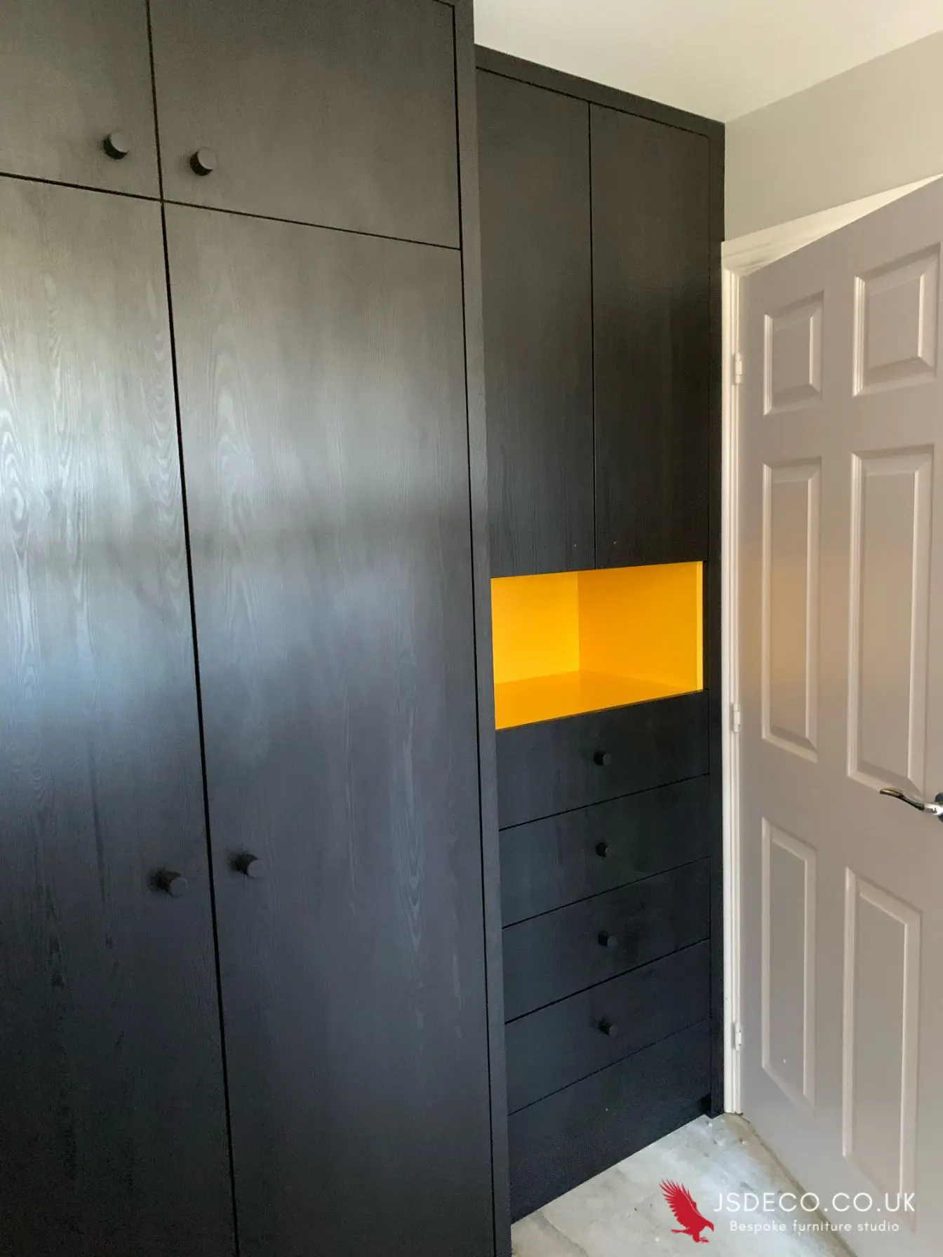 Black matt wardrobe 3