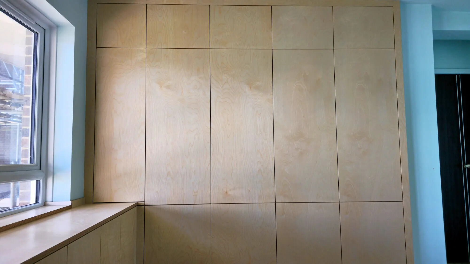 Plywood fitted wardrobes with Blum push-to-open hardware and 25-year warranty by JS DECO UK