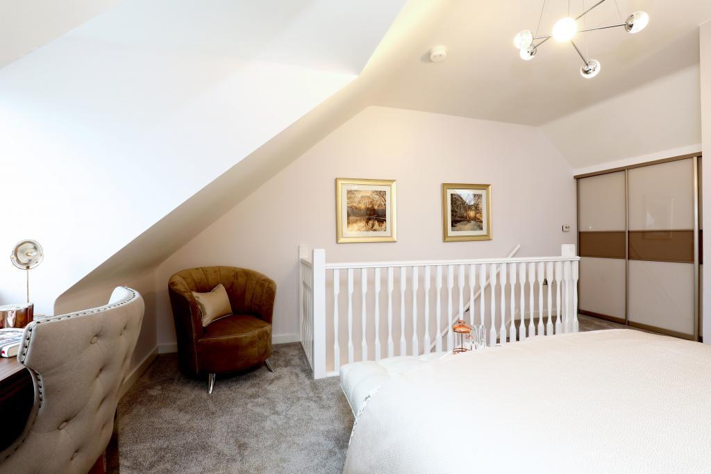 Sloped ceiling wardrobe