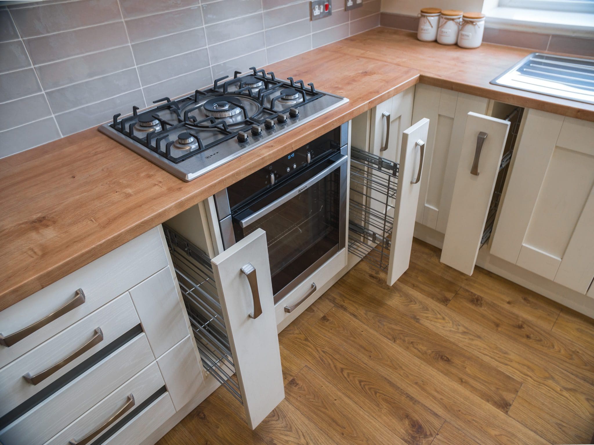 Hand painted shaker style kitchens