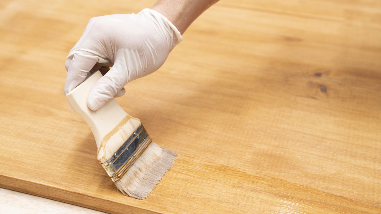 Oiled plywood furniture