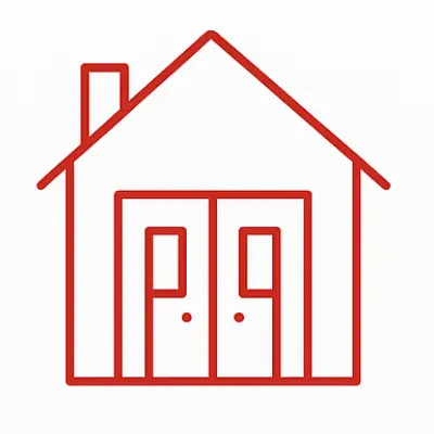 Icon representing homeowners for JS DECO bespoke kitchens and wardrobes