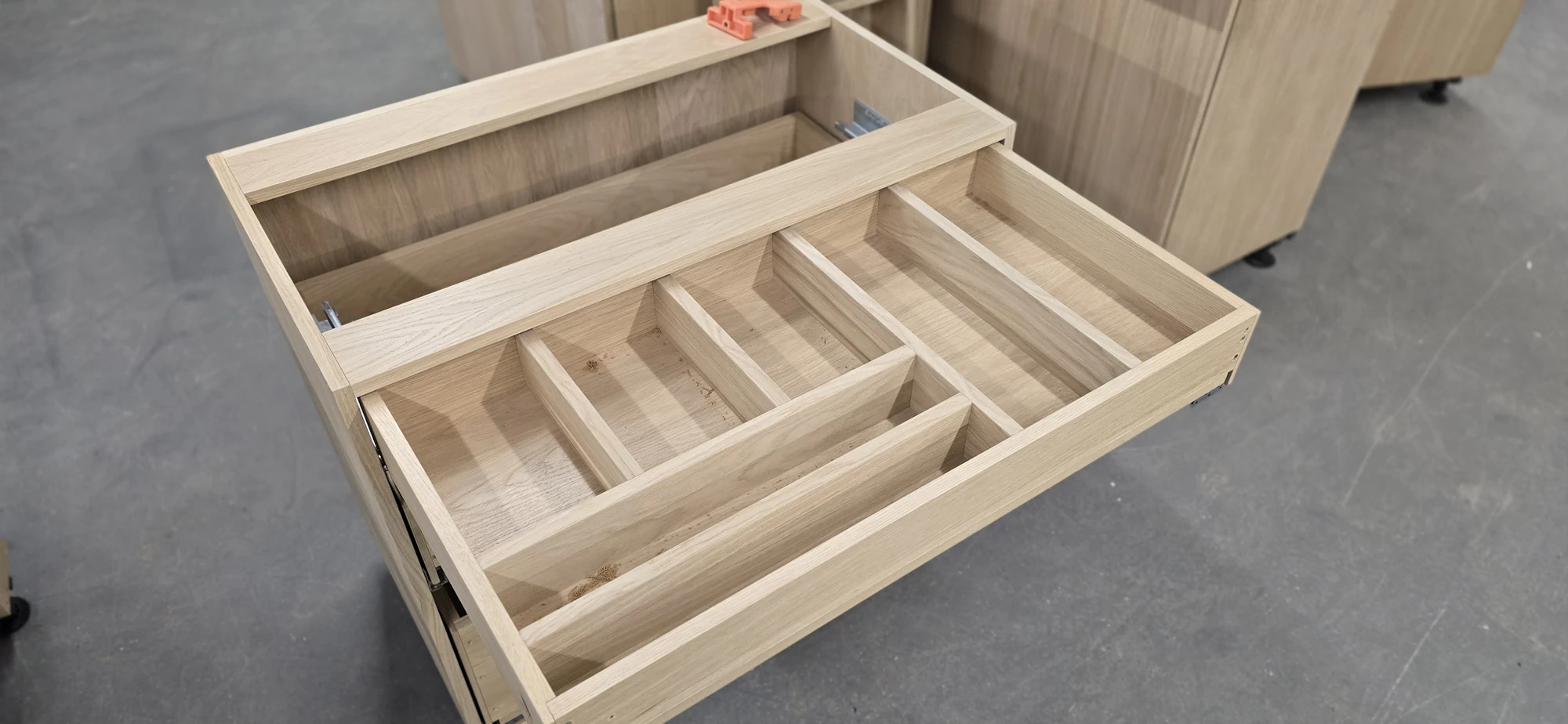 Bespoke kitchen drawer cabinet